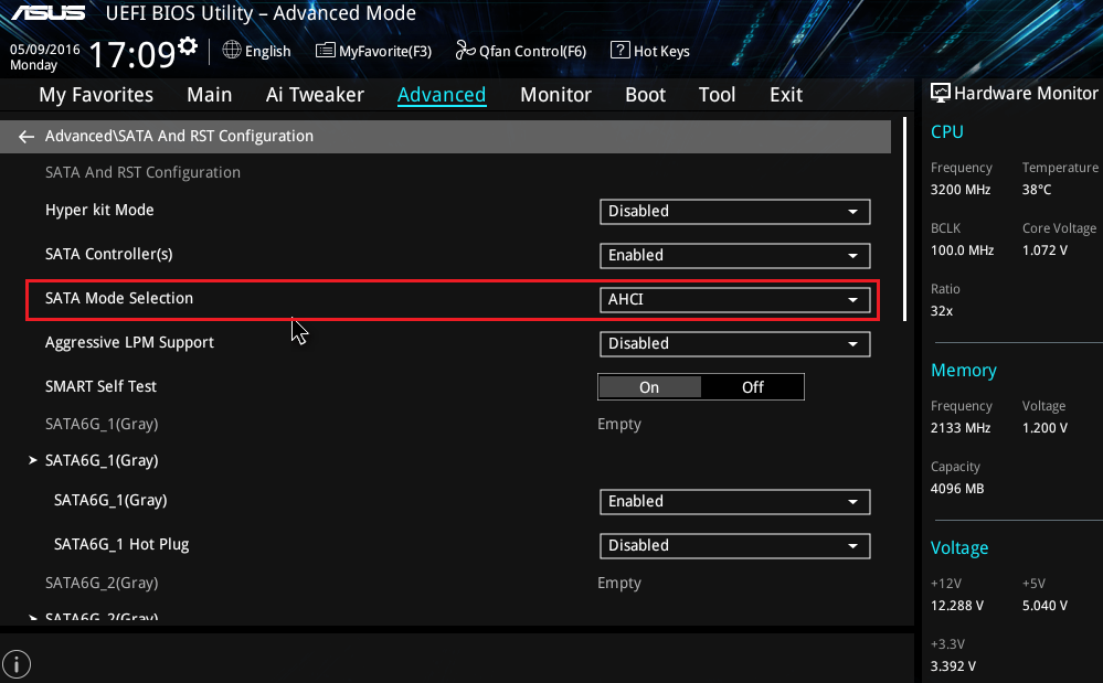 Pch configuration bios что это