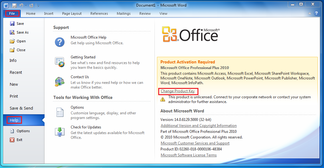 How To Manually Activate Volume License Versions Of Office 2010