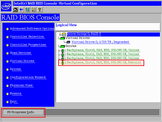 Как изменить статус диска foreign на unconfigured good на контроллере lsi