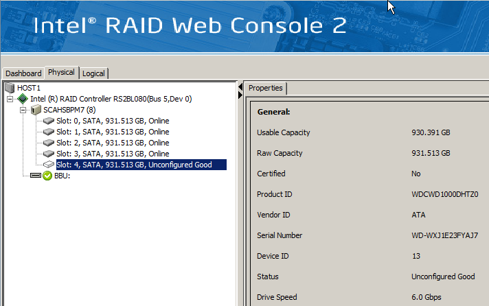 Raid web console 2 не видит сервер