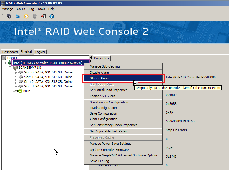 Intel Raid Driver. Intel Raid 1 Volume (931 ГБ). Intel Power Manager. Intel® Raid Command line Utility 2.