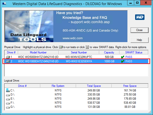 Western Digital Data Lifeguard Diagnostic May Report Inaccurate Hard Drive Health Information Stone Computers Knowledgebase