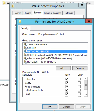 Лимит выделенной памяти iis wsus